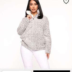 Feel So Cozy Sherpa Pullover